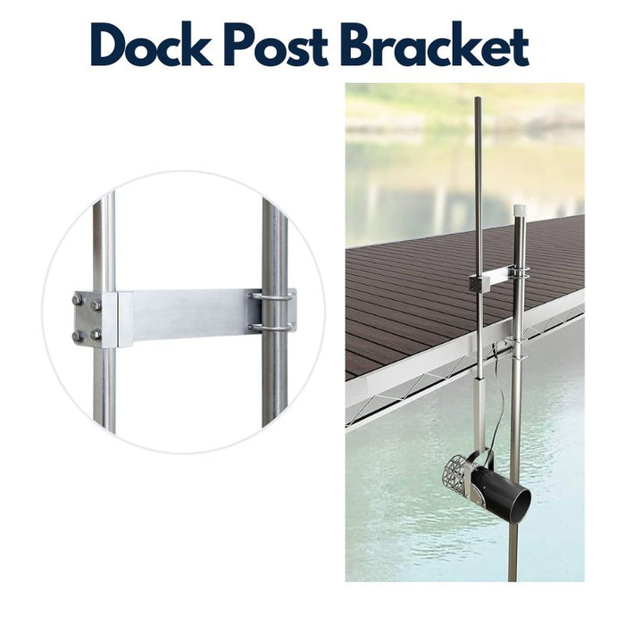 Aquasweep_Muck_Blaster_attached_to_Dock_Post_Bracket