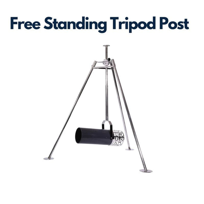 Aquasweep_attached_to_tripod_free standing mount