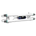 Angled render of the Evolution Aqua 110W UV Clarifier with twin UV chambers, teal accent rings and central ballast box