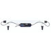 Front view of the Evolution Aqua 55 Watt UV Clarifier white body with black end caps and central 55W control label