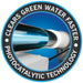 Photocatalytic technology roundel badge for the Evolution Aqua 55 Watt Titanium UV Sterilizer showing the glowing internal UV lamp
