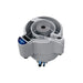 Evolution Aqua Nexus 320+ EAZY Pond Filter shown at an angle with lid off, branded label, inner chamber and blue base valves