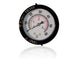 Round pressure gauge with 0 to 60 PSI dial and clean filter indicator for the GCTek AlphaONE, shown as a close-up detail