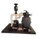 GCTek PondKeeper Pond Filter with 1.25 tank, Artesian2 pump, media agitator and UV unit mounted on an all-weather pad