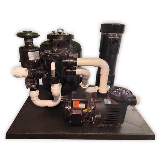 Front view of GCTek WattMizer PLUS Pond System 1.75 with AquaBead filter, UV light and quarter HP pump