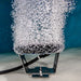 Underwater view of Kasco Marine Home Series Diffused Aerator single-loop diffuser releasing fine bubbles from the pond bottom