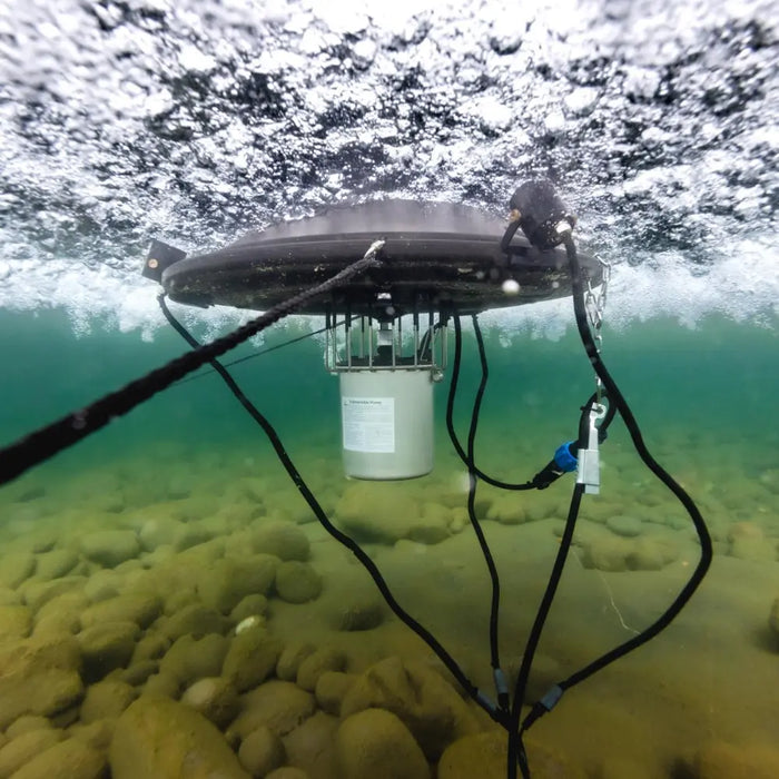 kasco_surface_aerator_underwater_view_with_cables_and_rocky_lake_bottom