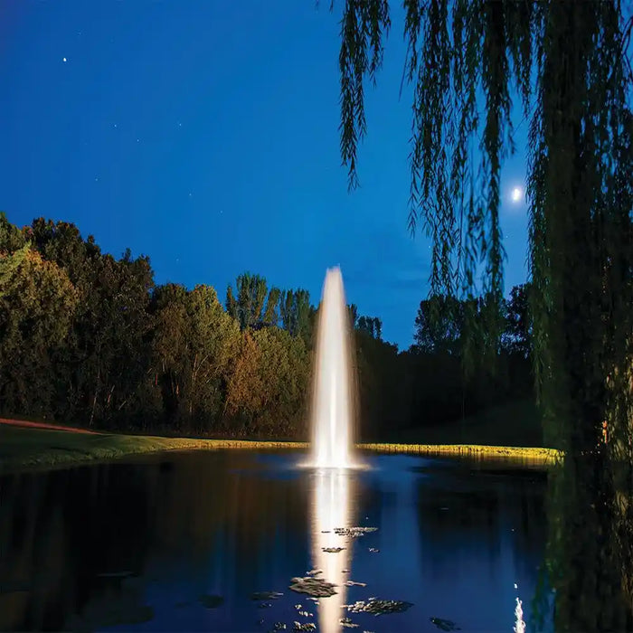 kasco_waterglow_stainless_steel_white_led_light_kit_display_on_water