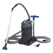 The oase PondoVac 4 pond vacuum shown with its canister, transparent and aluminium pipes, hoses and nozzle accessories
