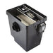 Open Oase ProfiClear Premium Compact M revealing white Hel-X bio-media beads, drum screen and side control unit