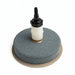 Close-up air stone disc diffuser with sinking base for the Outdoor Water Solutions 3 Leg Steel Windmill Pond Aerator