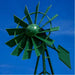 Forest green powder coat head color option for the Outdoor Water Solutions 3 Leg Steel Windmill Pond Aerator
