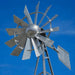 Standard galvanized bare metal fan head for the Outdoor Water Solutions 4 Leg Steel Windmill Pond Aerator