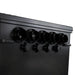 Rear outlet ports and knob fittings on the Oase ProfiClear Premium XL Discharge Module - Gravity Filter for pond plumbing