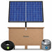 Complete ProLake 2.3 Solaer Lake Aeration System with dual solar panels, tan cabinet, weighted airline and diffusers