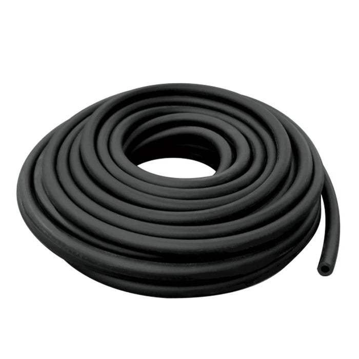 Coiled roll of black Alpine weighted airline included with the ProLake Solaer 1.2 for connecting compressor to diffusers