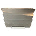 Front view of the four stacked tiers and base waterfall trough on the Sea Side Aquatics 60" Bakki Shower Waterfall filter