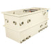 Angled view of the Sea Side Aquatics C35M Moving Bed Filter housing with multiple round ports and open top chamber