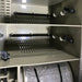 Inside chambers of the Sea Side Aquatics Entry C25 RDF Filter with spray bars, sieve panel and drum housing