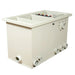 Sea Side Aquatics Entry M25 RDF Filter shown at an angle with open top chambers, side inlet ports and lower outlet pipes
